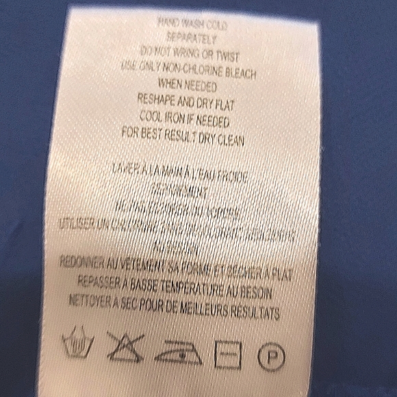 3 for $25- Olive & Oak Electric Blue Blouse, XL - Picture 10 of 10